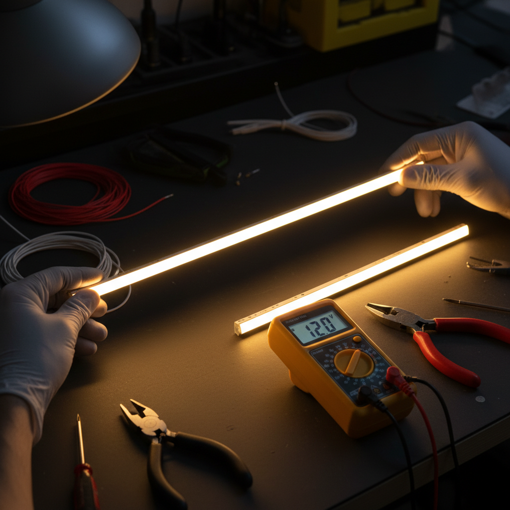 แก้ปัญหา ไฟเส้น COB LED
