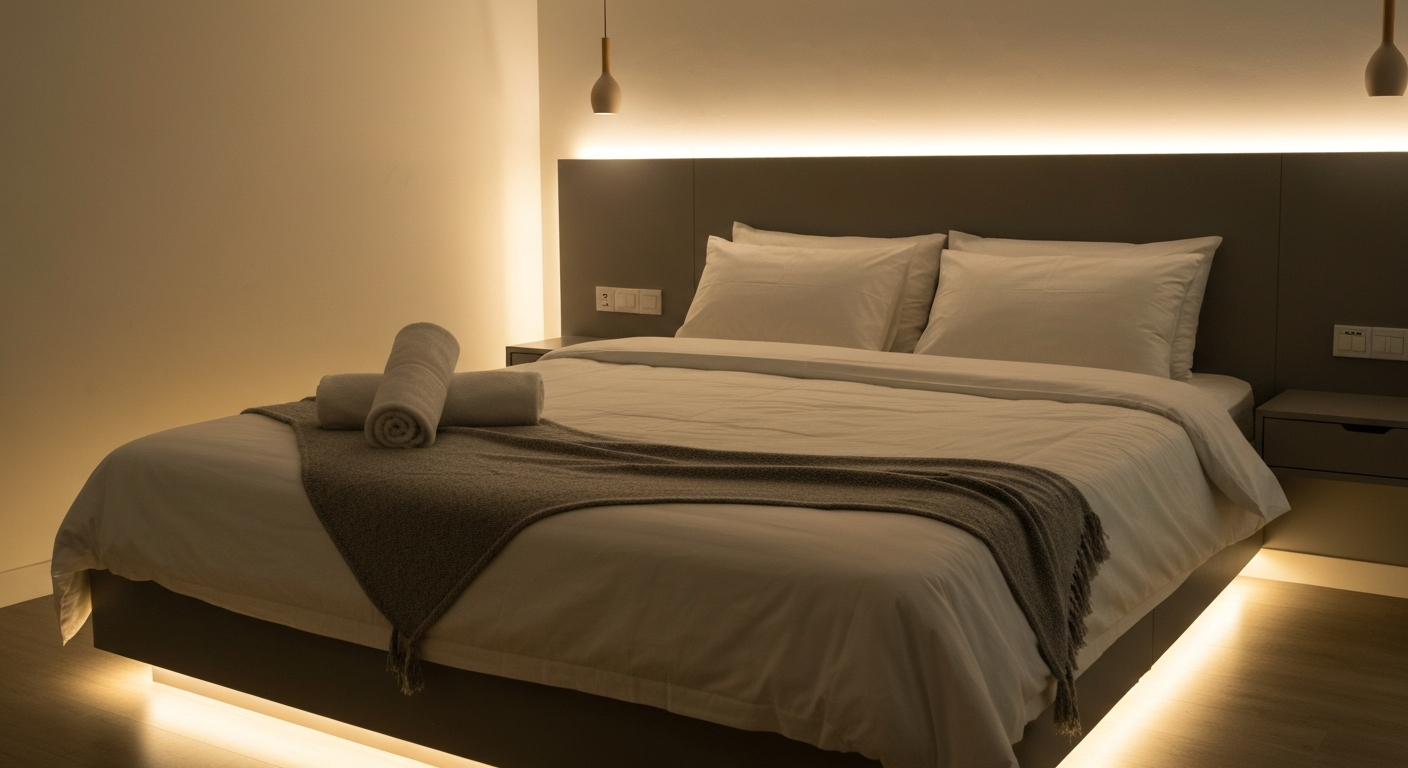 วิธีเลือก LED Strip ห้องนอน — สี ความสว่าง และ IP Rating ที่เหมาะสม