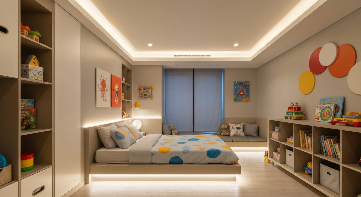 LED Strip ห้องเด็ก — เลือกสีไฟและความสว่างที่ปลอดภัยสำหรับลูก