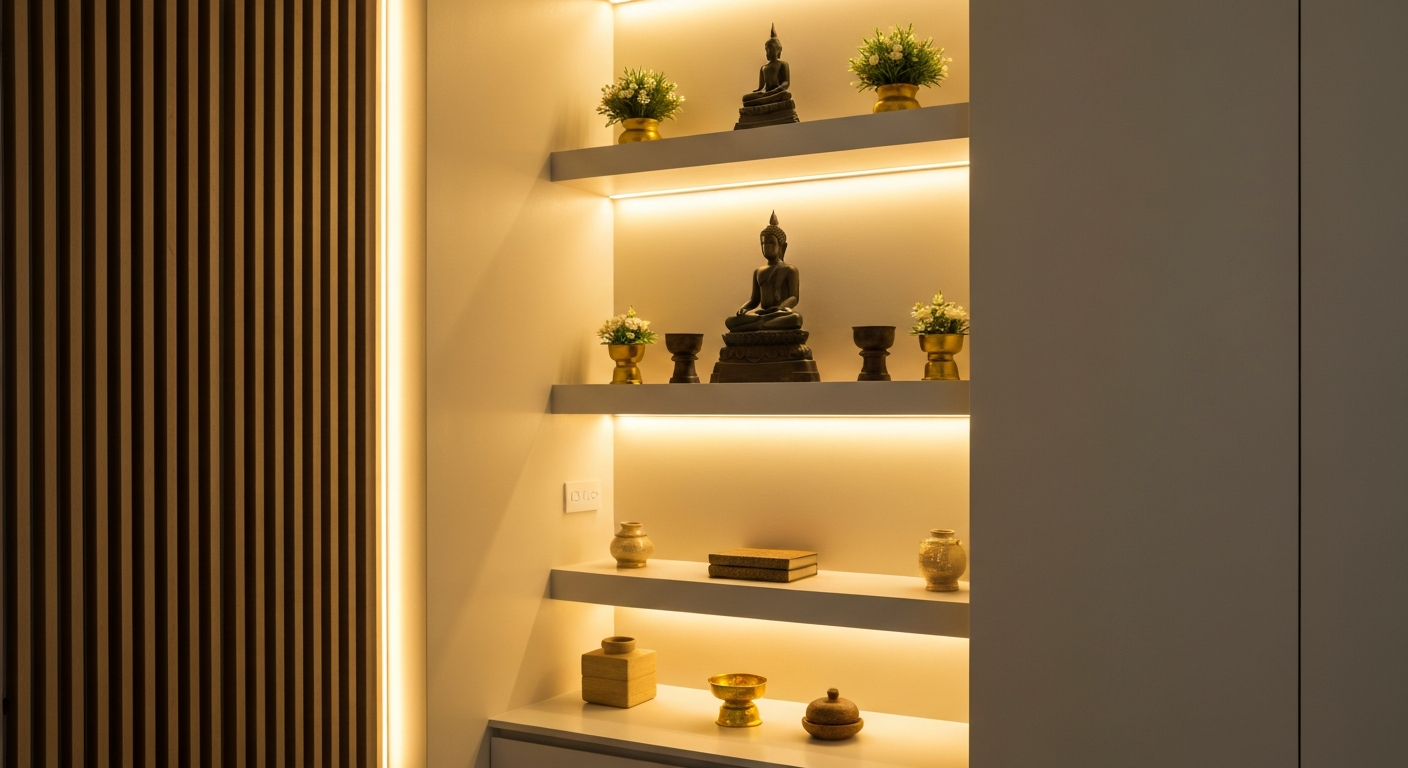 ไฟเส้น LED สำหรับห้องพระ มุมไหว้พระ — เลือกยังไงให้ดูสงบและสว่างพอดี
