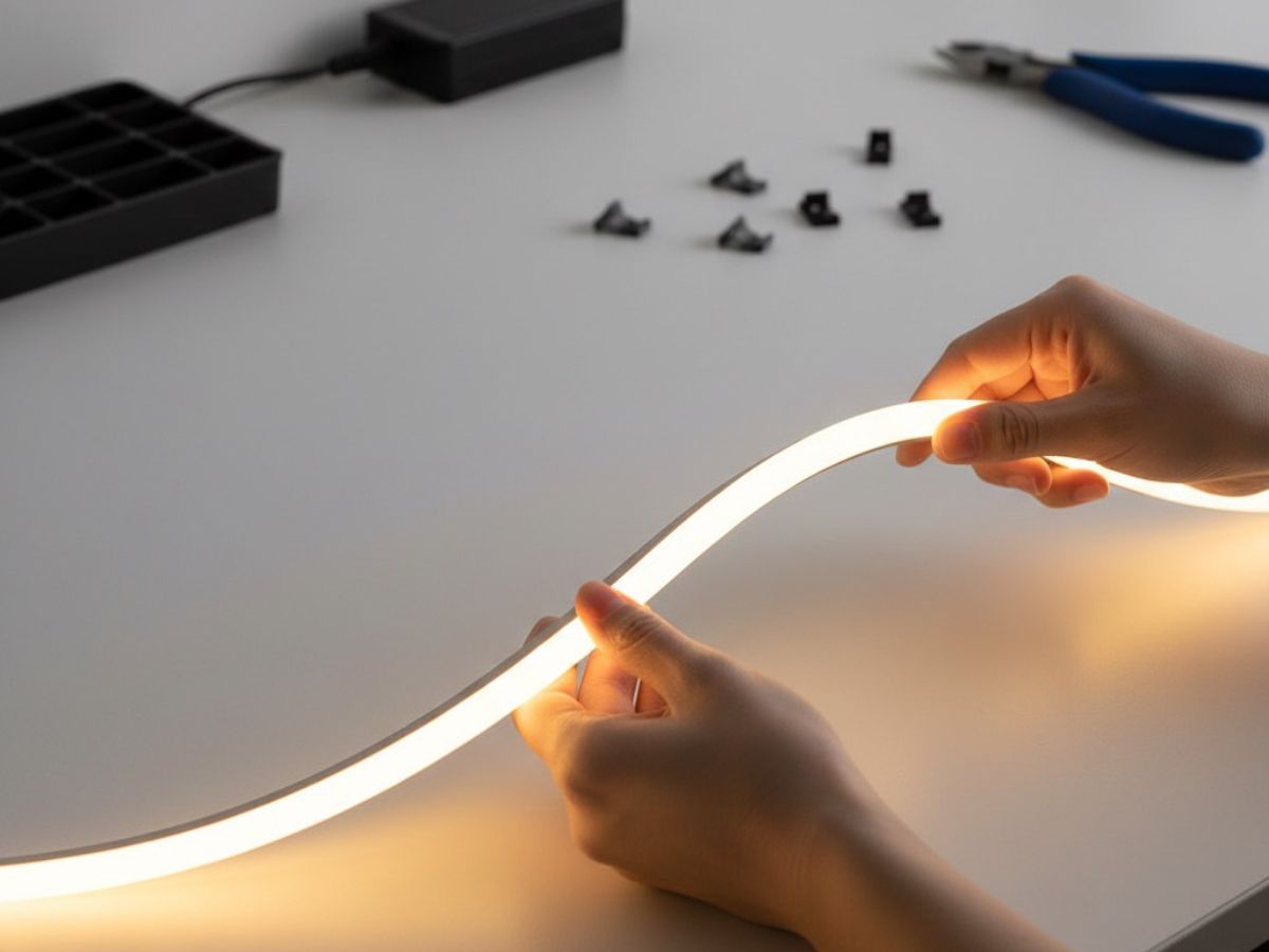 วิธีดัดโค้ง Neon Flex