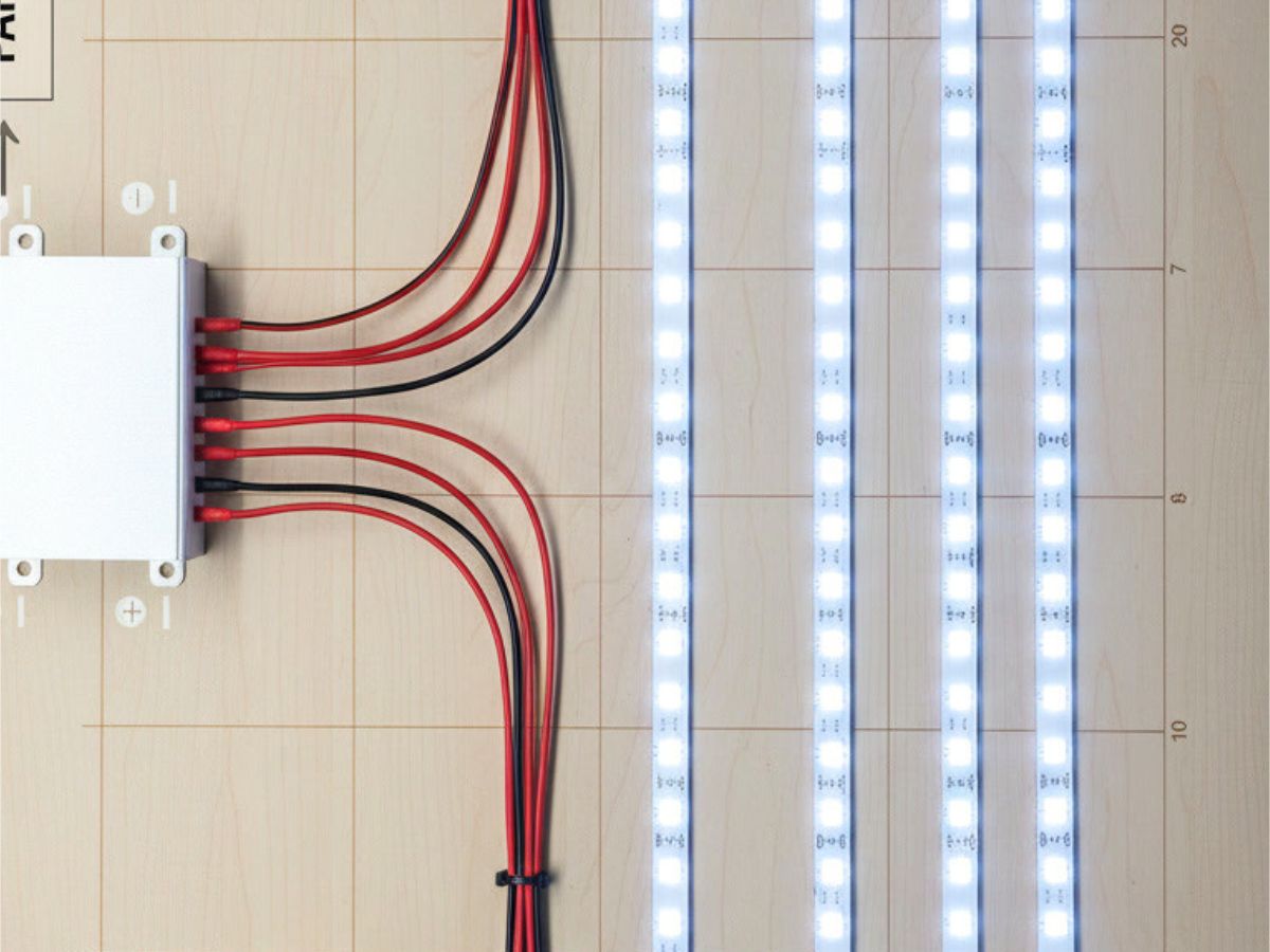 การต่อ LED หลายเส้น