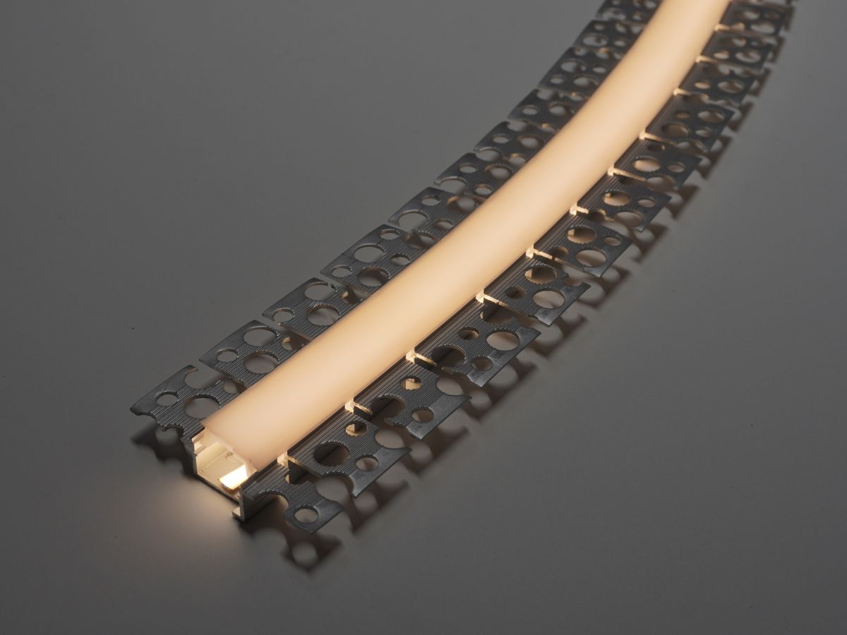 รางอลูมิเนียมดัดโค้งปีกคู่ 2