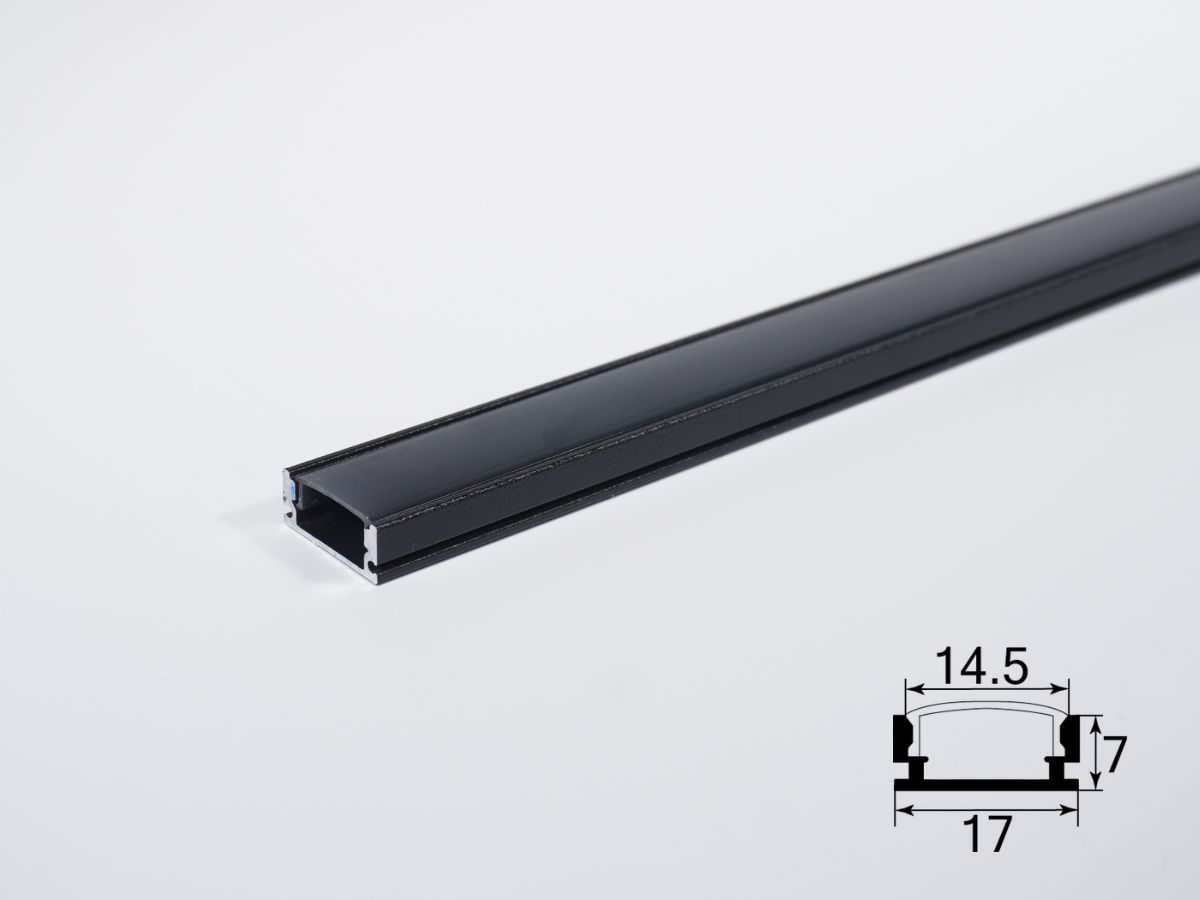 รางอลูมิเนียมสีดำ 2