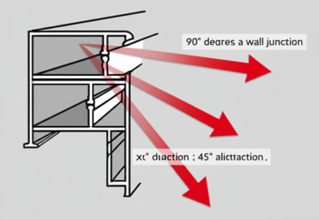 เหมาะกับมุมตู้ มุมผนัง มุมเพดาน