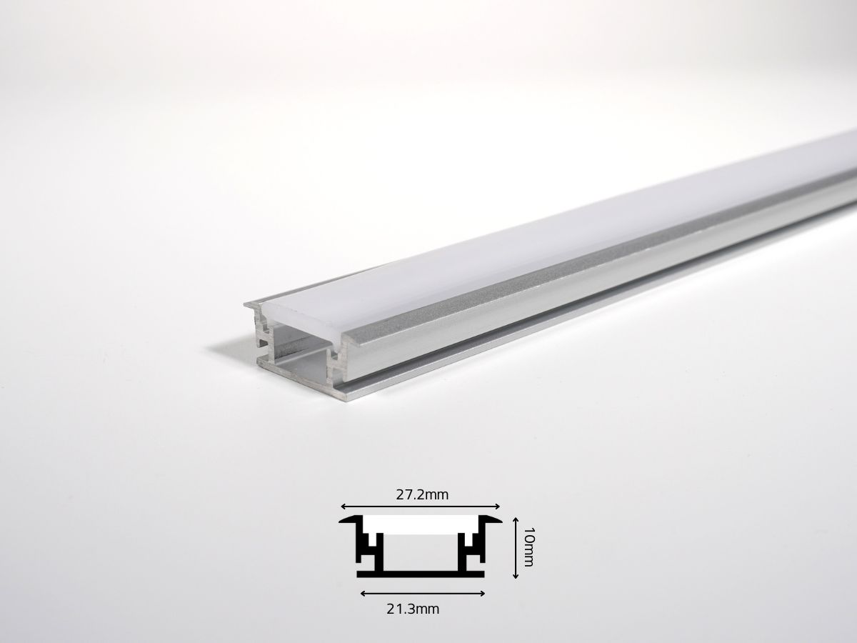 รางอลูมิเนียม รุ่นฝังพื้น 3