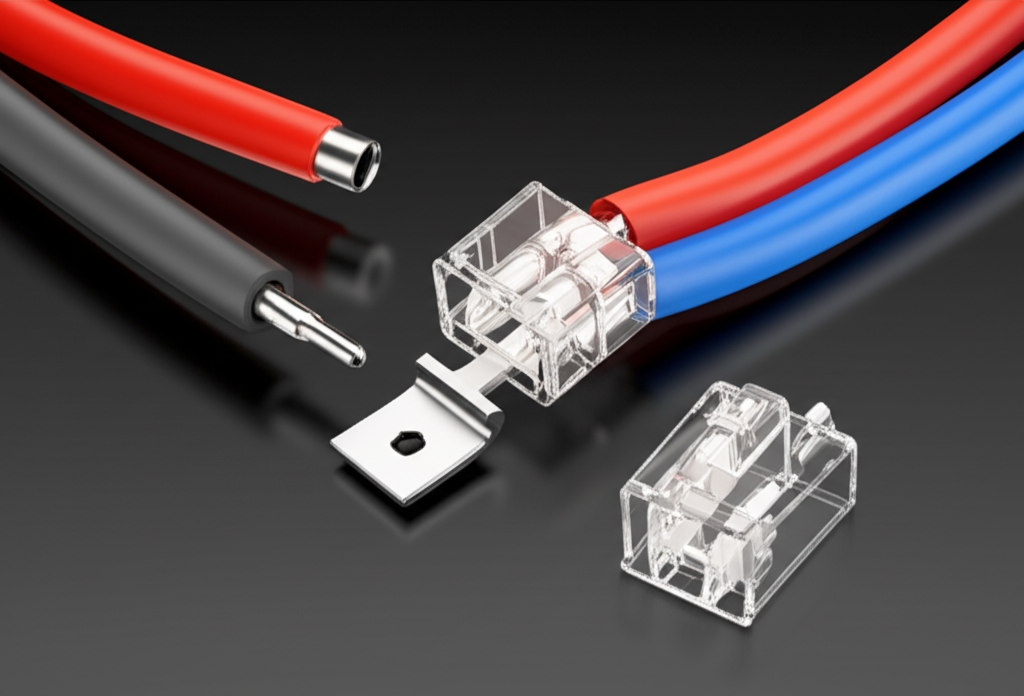 ไม่ต้องบัดกรี กดล็อคใช้งานได้เลย