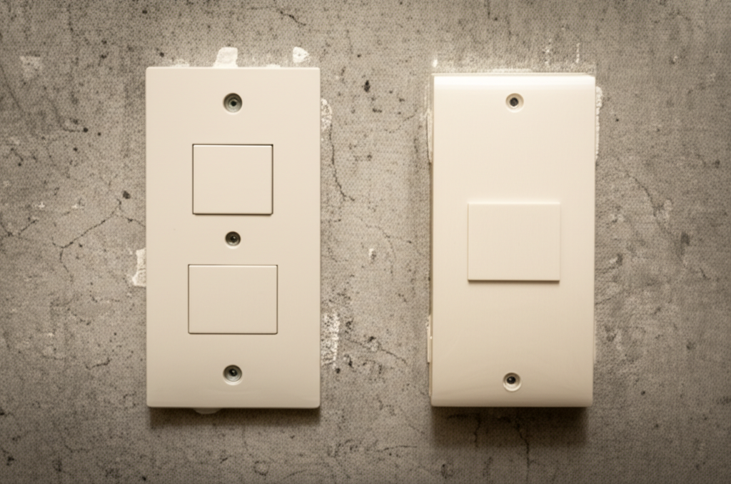 มีแบบเดี่ยว (1 ช่อง) และแบบคู่ (2 ช่อง)