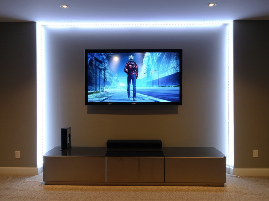 ซ่อนไฟหลังทีวี ดูหนังสบายตา