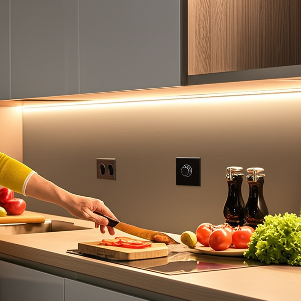 ปรับแสงไฟตู้โชว์