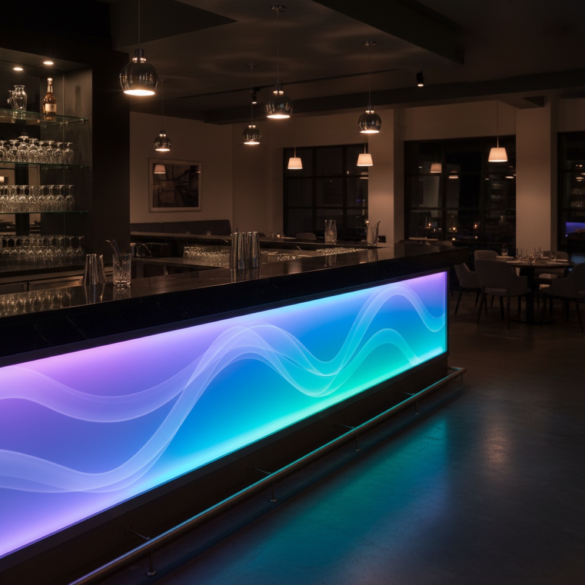 สร้างเอฟเฟกต์ไฟวิ่งตามจังหวะ