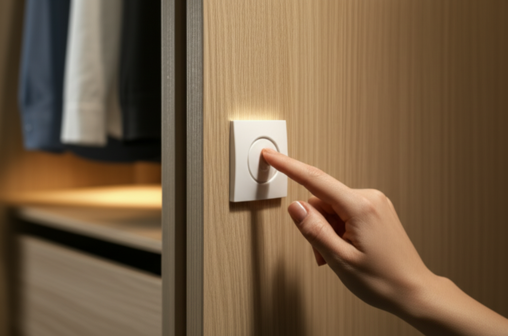 สวิตเปิด-ปิดไฟในตู้