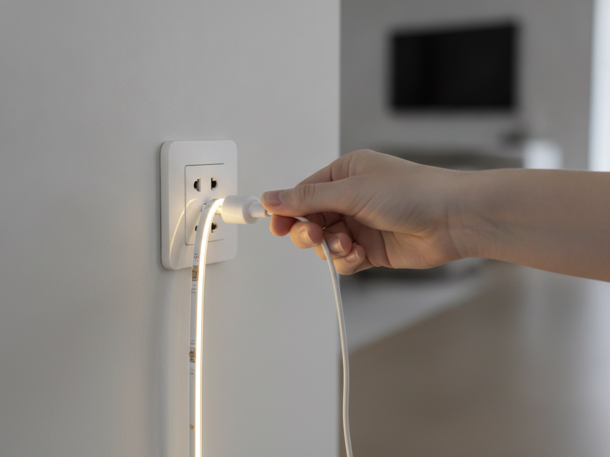 ไฟเส้น LED ที่เสียบปลั๊กได้เหมือนหลอดไฟธรรมดา — แต่สวยกว่าและยืดหยุ่นกว่า