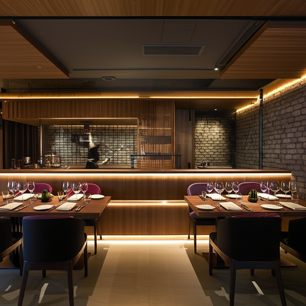 โซนโชว์สินค้า ปรับแสงตามสินค้าที่แสดง