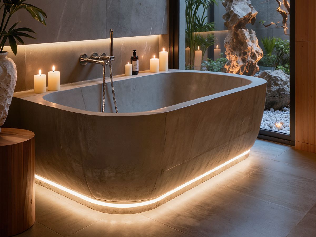 อ่างอาบน้ำในห้องน้ำ สร้างบรรยากาศผ่อนคลาย