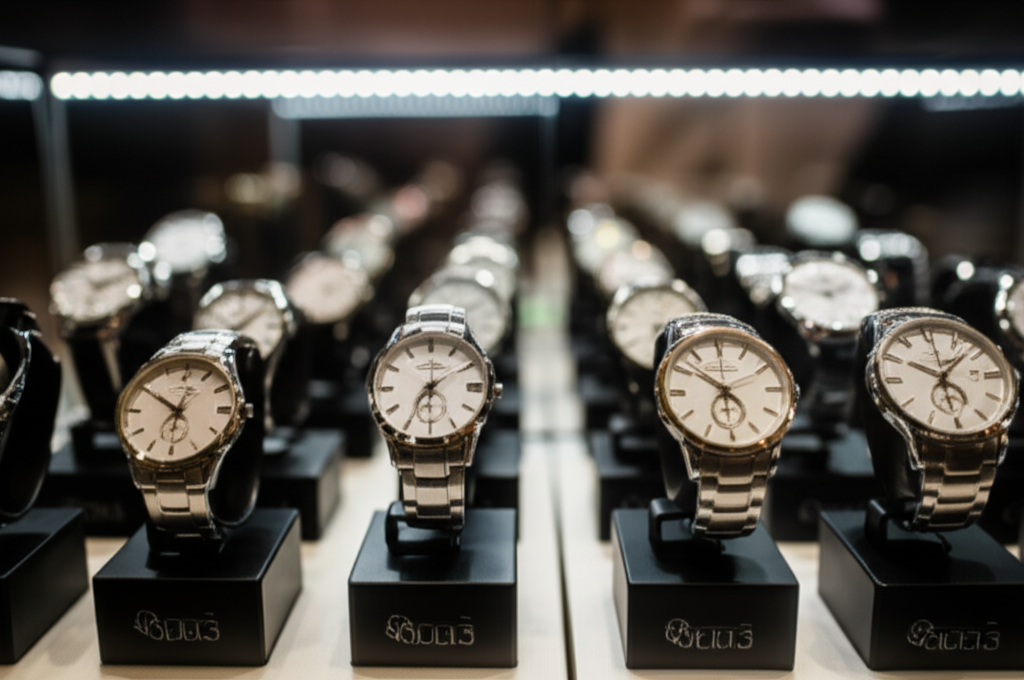 ตู้นาฬิกาหรู แสดงรายละเอียดได้ชัด