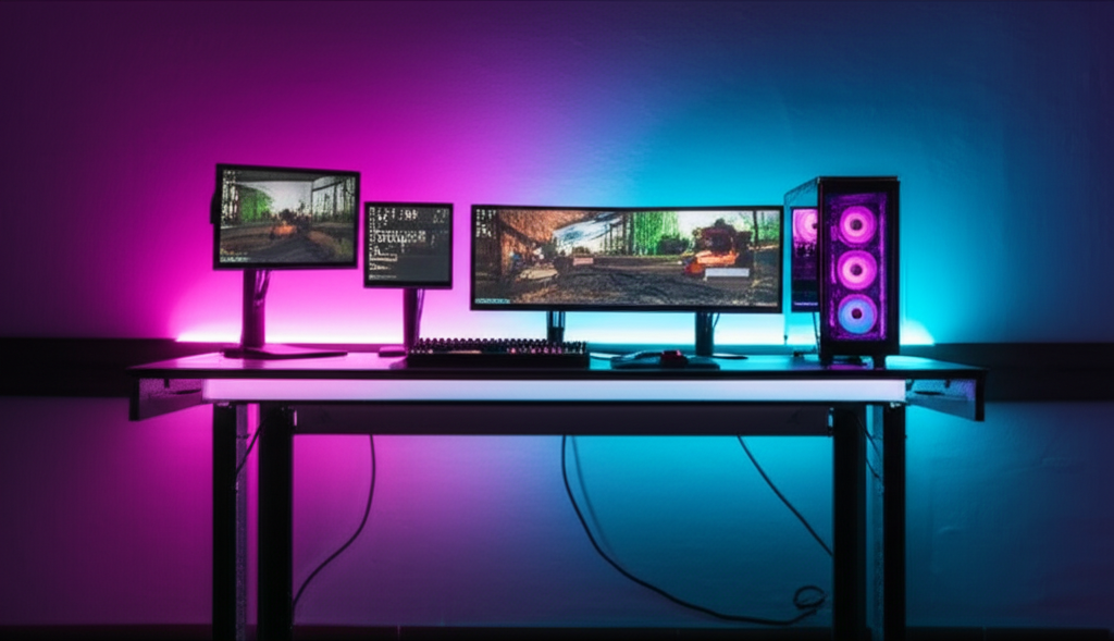 ห้องเกม สีม่วงเข้มสร้างความมุ่งมั่น