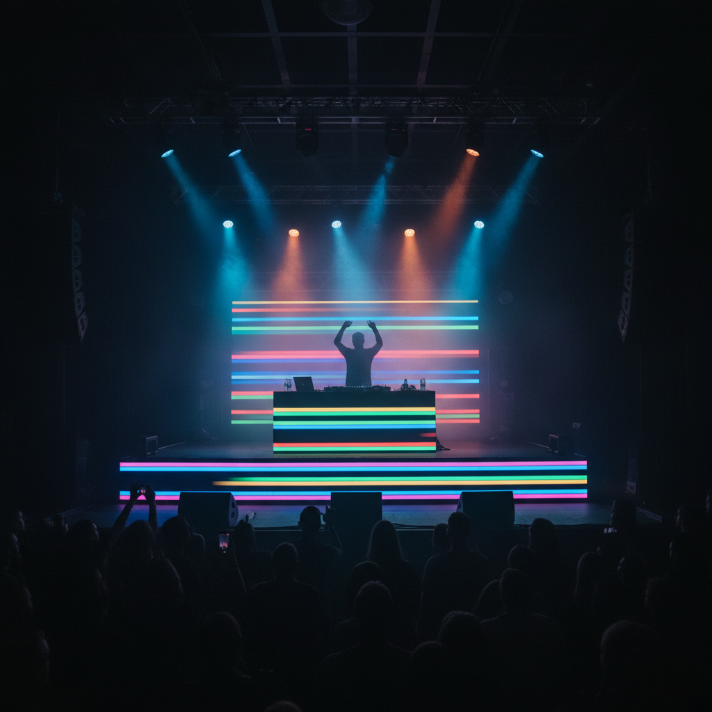 Home Party ตั้งโหมด rainbow flow รอบห้องเต้น