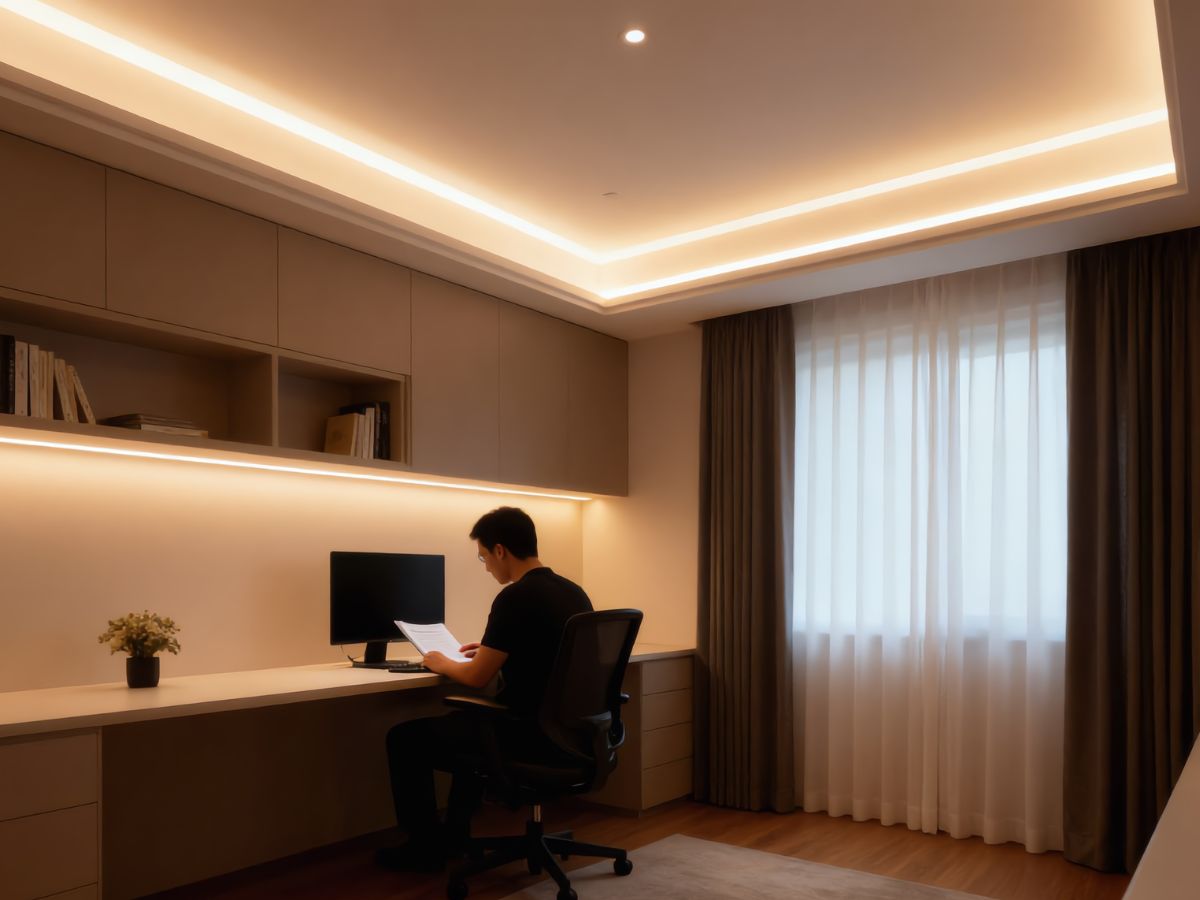 โหมดทำงาน เปิดไฟขาว 3000K สว่างชัด