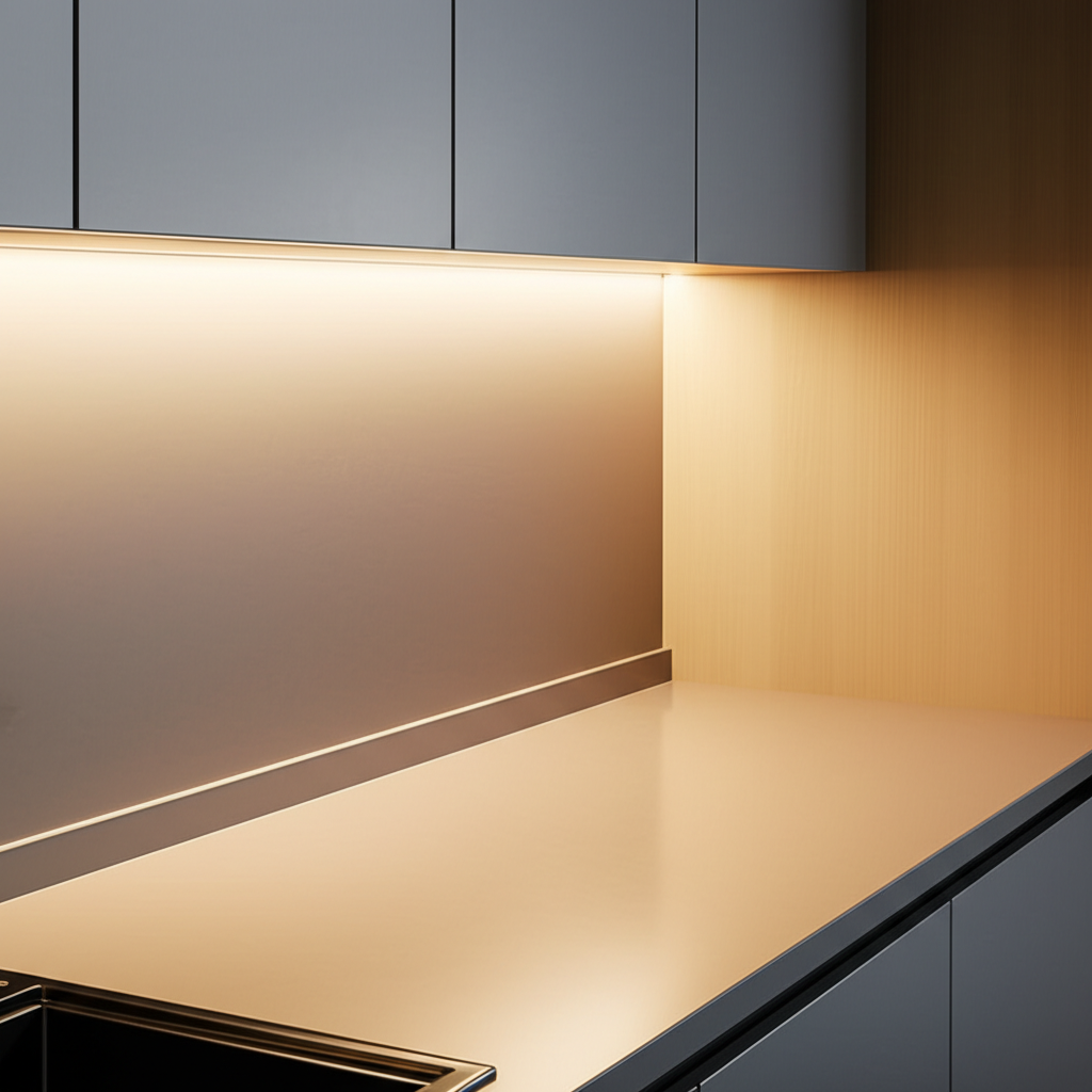 ติดใต้ชั้นวางของในครัว ให้แสงส่องพื้นที่ทำงาน