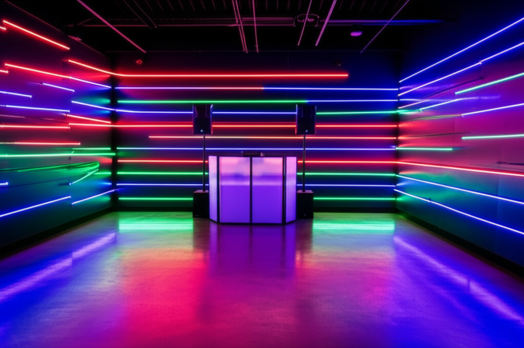 งานปาร์ตี้ เปลี่ยนสีตามจังหวะเพลง