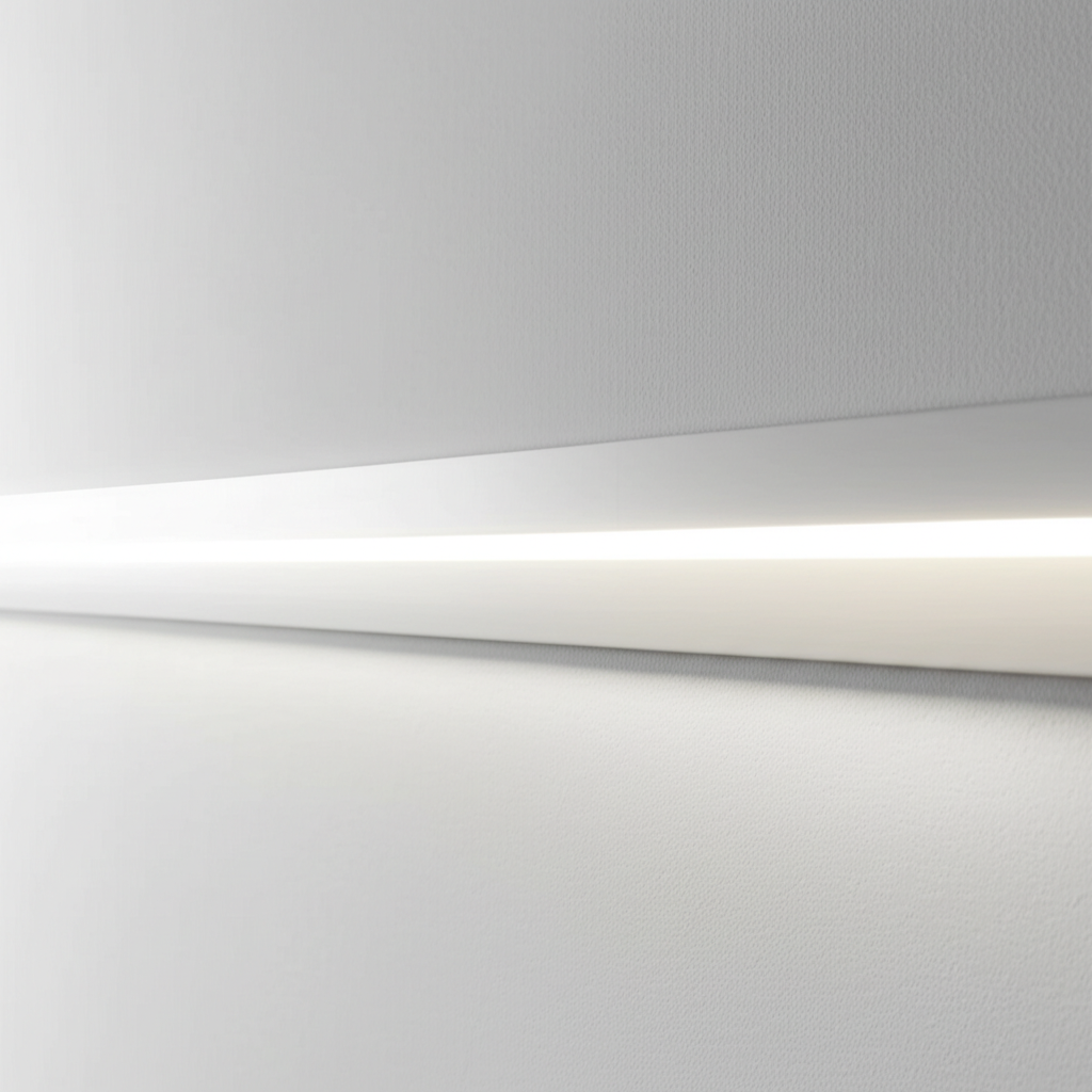 PVC ขาวขุ่น กลมกลืนกับผนัง