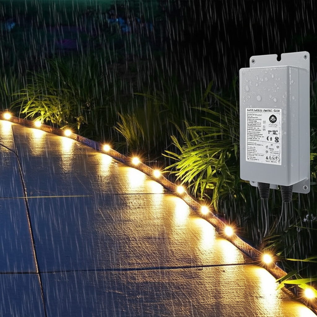 ติดไฟตกแต่งสวน ไม่มีหลังคา